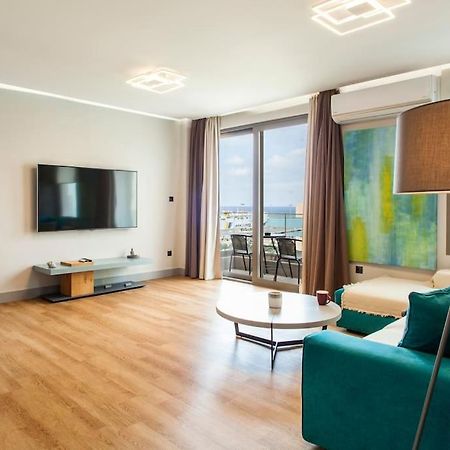 Minimal Loft Art With Sea View Over Heraklion Harbour Eksteriør billede